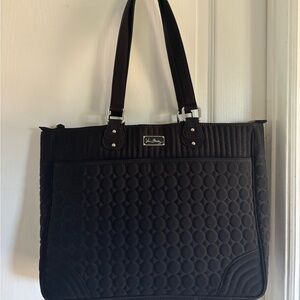 Vera Bradley Black Quilted Tote